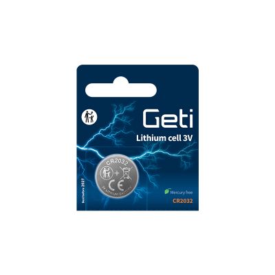 Lítiová batéria CR2032 GETI
