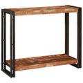 vidaXL Konzolový stôl 90 x 33 x 75 cm Masívne obnovené drevo