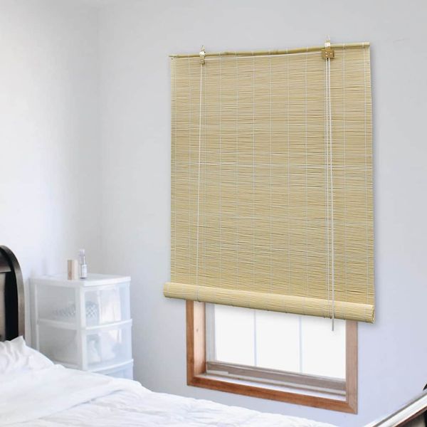vidaXL Roleta, bambus 140x220 cm, prírodná farba