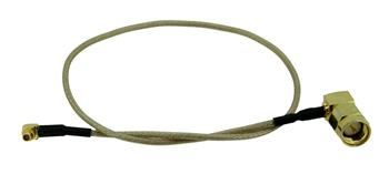 Pigtail MMCX - SMA mužský 90° uhlový