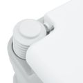 vidaXL Kempingové WC Šedý a biely 41,5 x 36,5 x 42 cm Polyetylén