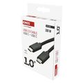 Nabíjací a dátový kábel 2.0 USB-C / USB-C, 1 m, čierny