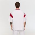 Tričko Premium Heavyweight Varsity White - GymBeam, veľkosť M