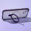 Magnetické kruhové puzdro pre iPhone 13 6,1" fialová