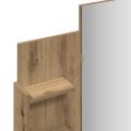 vidaXL toaletný stolík so zrkadlom Artisan Dub 96x39x142 cm