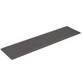 vidaXL Nástenný čelník 12 ks 60 x 15 cm Biely látka