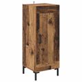 vidaXL Highboard Staré drevo 34,5 x 34 x 180 cm Kompozitné drevo