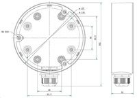 Hikvision DS-1280ZJ-DM21, držiak pre DS-2CD27xxF-I, DS-2CD41xx, 140x39mm