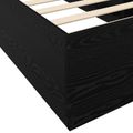 vidaXL Rám postele Čierny dub 80 x 200 cm Kompozitné drevo