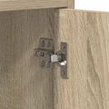 vidaXL TV skrinka 130 x 33 x 47 cm Dub sonoma Kompozitné drevo