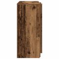 vidaXL Recepčný stôl staré drevo 135x50x103,5 cm kompozitné drevo