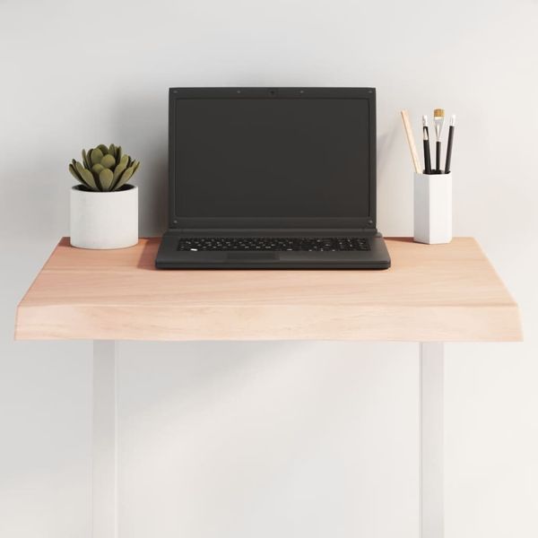 vidaXL Stolová doska 60x60x(2-4) cm neošetrený masív živé hrany