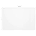 vidaXL Chránič na stôl priehľadný 140x90 cm 1,6 mm PVC