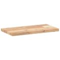 vidaXL Plávajúce police 2 ks 60x20x2 cm neošetrené masívne drevo akácia