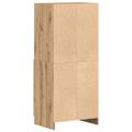 vidaXL Kuchynská skrinka dub artisan 57x41,5x131,5 cm kompozitné drevo