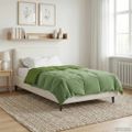 vidaXL Prikrývka na celý rok 140 x 220 cm 4 ročné obdobia Zelená