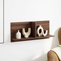 vidaXL Nástenná skrinka 70x16,5x30 cm hnedý dub kompozitné drevo