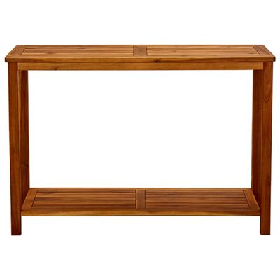 vidaXL Záhradný konzolový stolík 110x40x75 cm akáciový masív