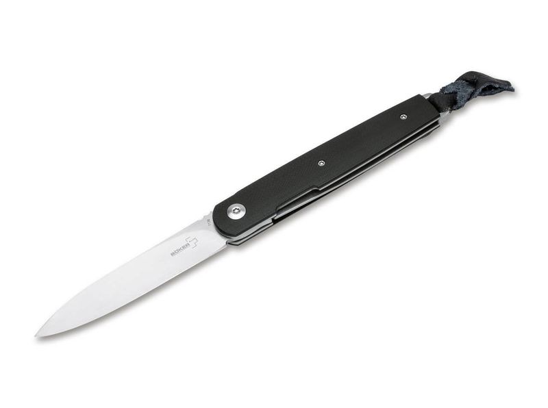 Böker Plus 01BO078 LRF vreckový zatvárací nôž 7,8 cm, G10, čierna