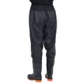 VidaXL Waist Waders s čižmami čierna veľkosť 41