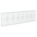vidaXL Gabiónový kôš s krytom 700x50x200 cm pozinkované železo