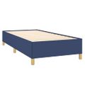 vidaXL Boxspring posteľ s matracom modrá 100x200 cm látka