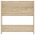 vidaXL Nástenné skrinky na topánky 2 ks, dub sonoma 60x18x60 cm