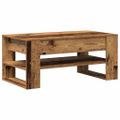 vidaXL Konferenčný stolík Staré drevo 102 x 55 x 45 cm