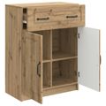 vidaXL Servírovacia skriňa Dub artisan 66 x 34,5 x 87 cm
