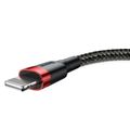 Baseus Cafule USB Lightning kábel 1,5 A 2 m (čierny + červený)
