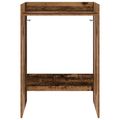 vidaXL Kabinet na práčku s úložiskom Staré drevo 67,5 x 62 x 97 cm