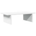 vidaXL Stojan na monitor biely 50x27x15 cm kompozitné drevo