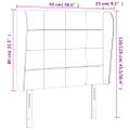 vidaXL Čelo postele so záhybmi zelené 93 x 23 x 118/128 cm látka