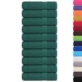 vidaXL Osušky do kúpeľne FROGN 10 ks zelené 100x150 cm 360 g/m²