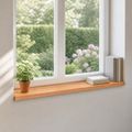 vidaXL Parapety 2 ks Lak 110 x 30 x 2 cm Masívne bukové drevo