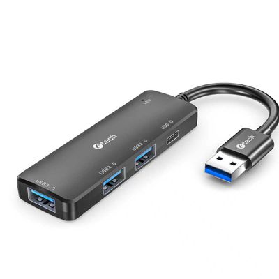 HUB USB C-tech UHB-U3-AC, 3x USB-A/1x USB-C/USB 3.0