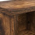 vidaXL Vešiak na stenu Nástenná montáž Dymová dub 50 x 16 x 26 cm