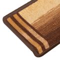 vidaXL Samolepiace nášľapy na schody 15 ks 65x21x4 cm hnedé