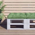 vidaXL Poduška na paletovú pohovku vzor listov 50x50x12 cm látka