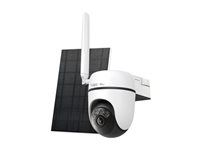 Solar-Powered Security Camera Kit - sieťová bezpečnostná kamera - otáčanie/naklonenie - vonkajšia - odolný proti prachu/počasie - farebný (Deň a noc) - 3 Mpix - 2304 x 1296 - 2K - pevné ohnisko - audio - bezdrôtový - 4G, LTE - s Tapo A201 solárny panel