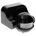 Snímač pohybu PIR ORNO OR-CR-201/B, 180°, IP44, dosah 12 m, čierna Snímač pohybu PIR ORNO OR-CR-201/B, 180° , IP44, dosah 12 m, čierna