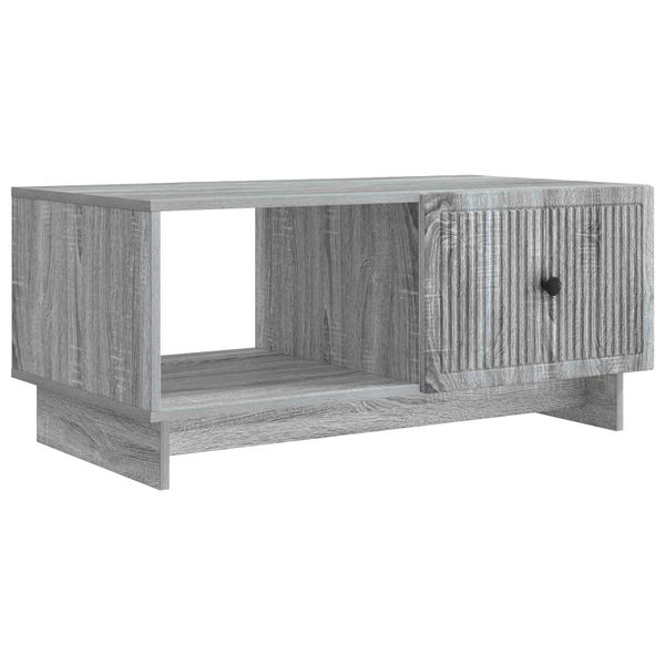 vidaXL Konferenčný stolík Sivá sonoma 90 x 50 x 40 cm Kompozitné drevo
