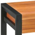 vidaXL Písací stôl s 2 zásuvkami 100x40x75 cm, tíkové drevo