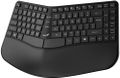 GENIUS Ergo KB-7000BT Wireless/ duální BT+2,4GHz/ Copilot/ USB/ černá/ CZ+SK layout Bezdrátová ergonomická klávesnice, Bluetooth 5.0 + 2.4GHz, split wave design, operka dlane, Copilot AI, chocolate keycaps, cerná