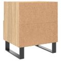 vidaXL Nočné stolíky 2 ks dub sonoma 40x35x47,5 cm kompozitné drevo