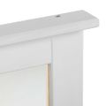 vidaXL Zrkadlo VIGO Antická biela 55,5 x 5 x 70 cm Borovicový masív