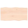 vidaXL Stolová doska 100x50x(2-4) cm neošetrený masív živé hrany
