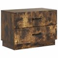 vidaXL Nočný stolík Dymový dub 62 x 34,5 x 44,5 cm Kompozitné drevo