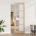 vidaXL Posuvné dvere ORKDAL Prírodná 78 x 232 cm