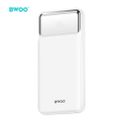 BWOO Ultra thin 22,5W 10000 mAh power bank, white
